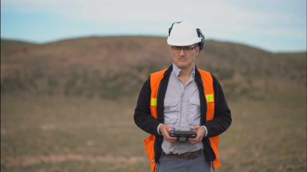 CEO with remote control